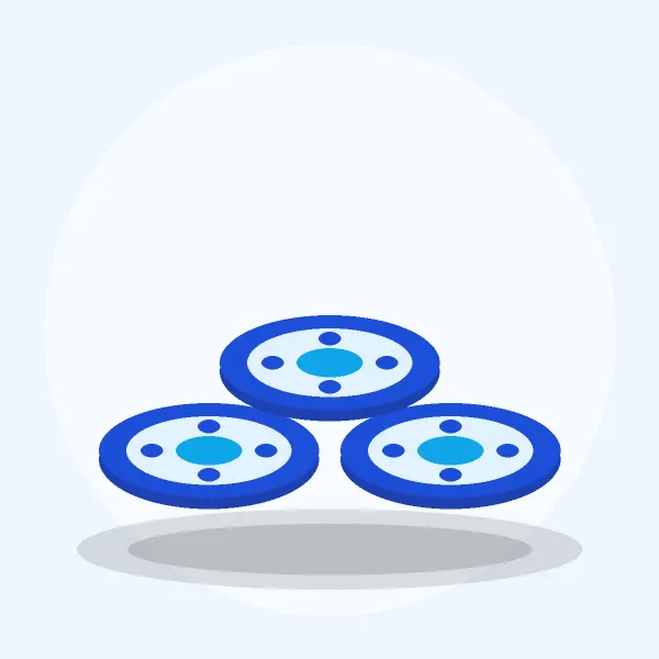 Blue Pottery Coasters